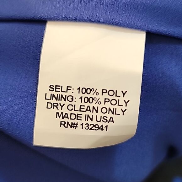 Amanda UpRichard Blue Spaghetti Straps Mini Dress - Picture 7 of 7